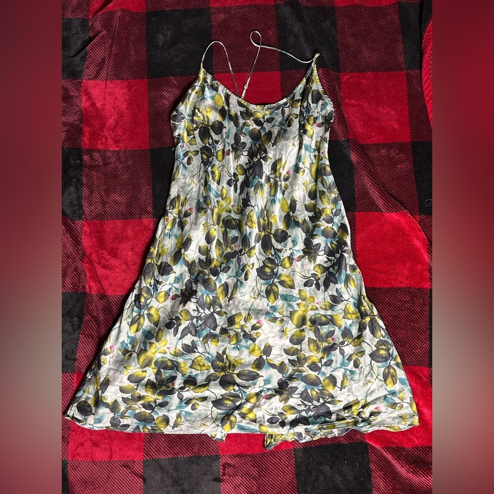 Victoria Secret SILK Floral Print Women's Nightgown